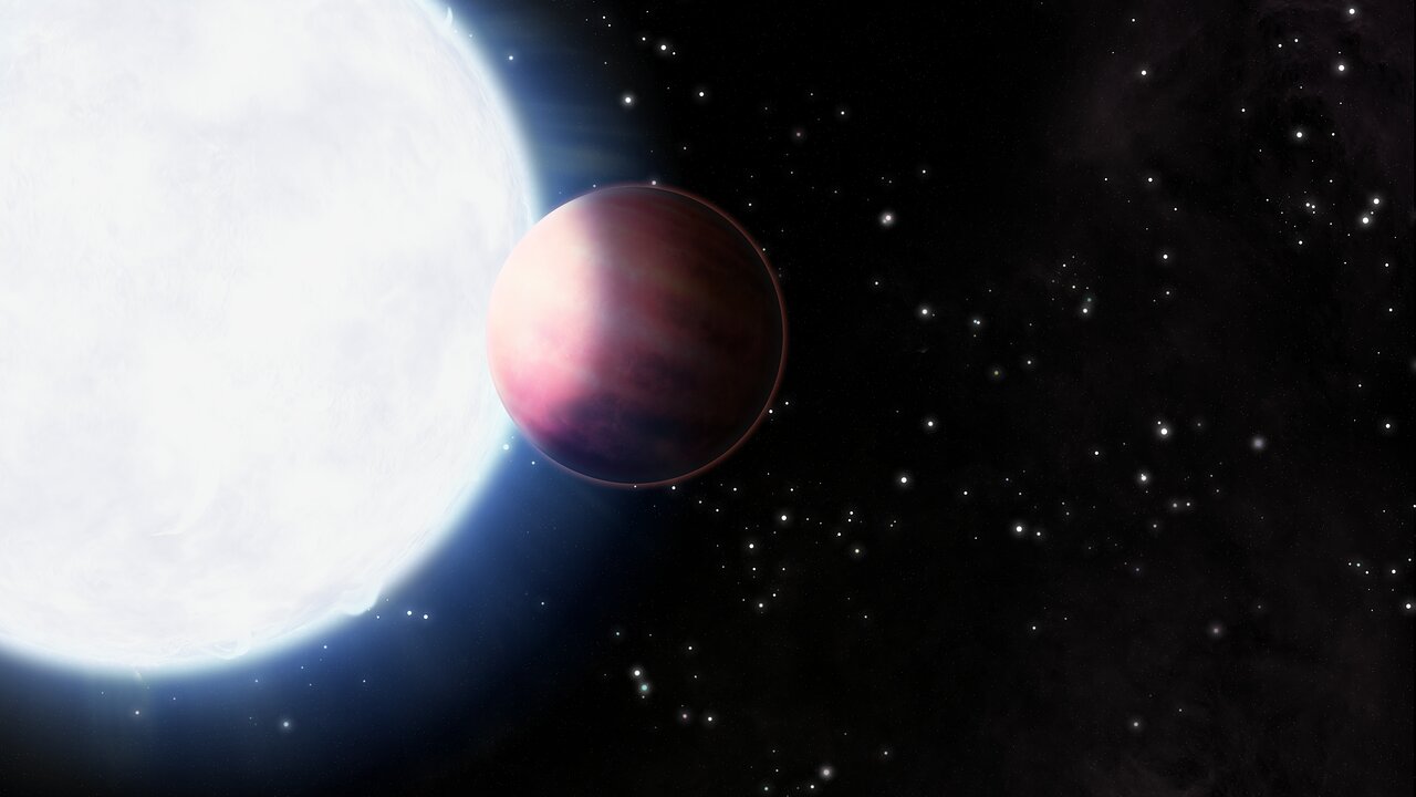 Artist's impression of the ultra-hot Jupiter HAT-P-70b